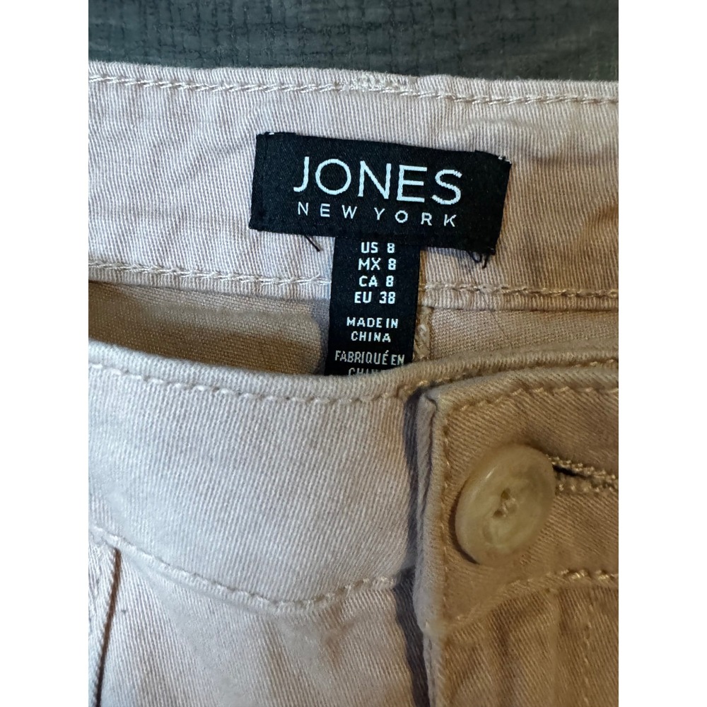 Jones New‎ York Womens Size 8 Utility Short PinkCasual High Rise Cuffed - Picture 2 of 6